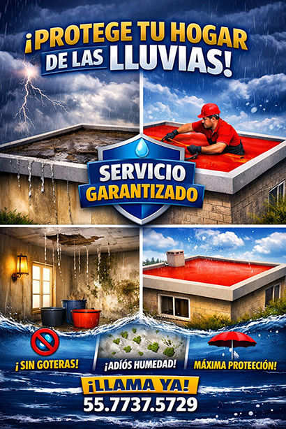Promocion impermeabilización CDMX